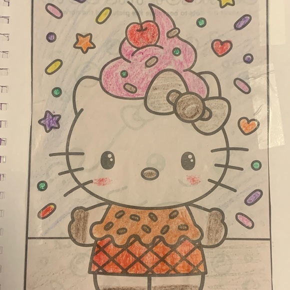 Hello kitty coloring pages for images it was fun expressing have fun - Picture 5 of 9